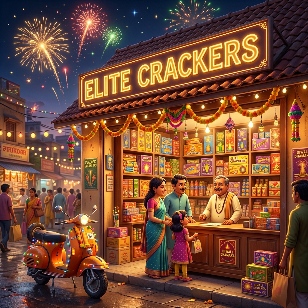 Elite Crackers Sivakasi Factory Direct Sales Shop